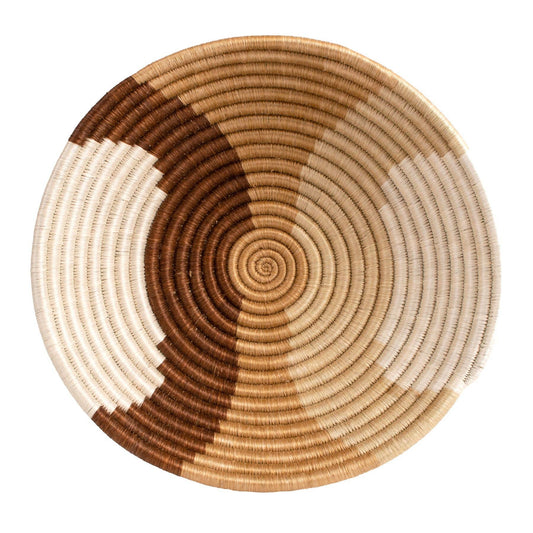 Sand Woven Bowl - 12" Balanced