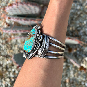 Vintage #8 Turquoise Cuff