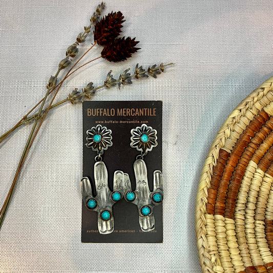 The Sonoran Cactus Earrings