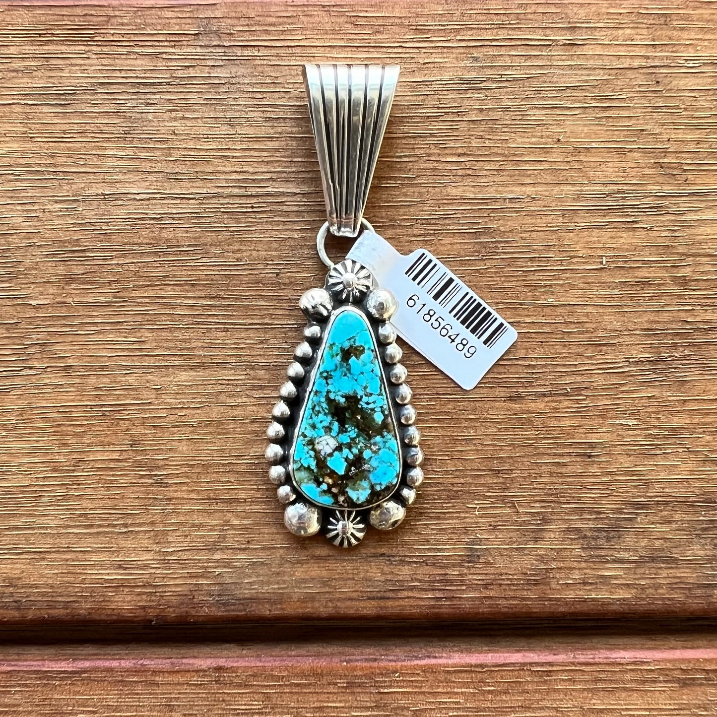 Natural Kingman Turquoise Pendant