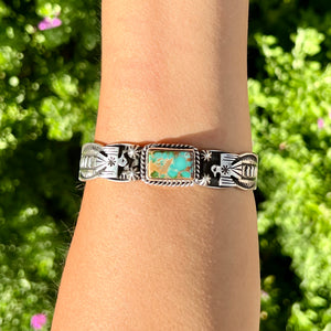 Natural Royston Turquoise Cuff