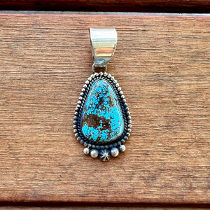 Natural Kingman Turquoise Pendant