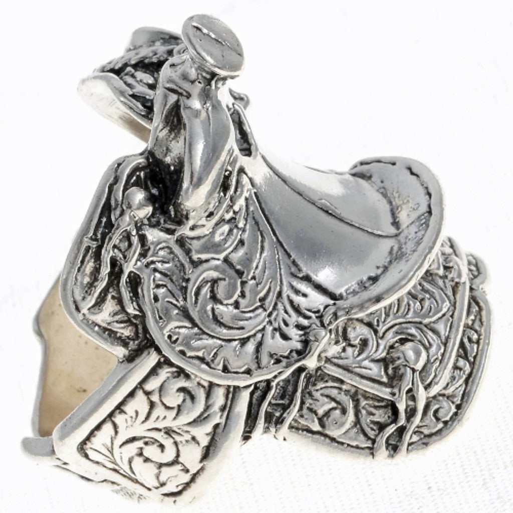 Sterling Silver Saddle Ring