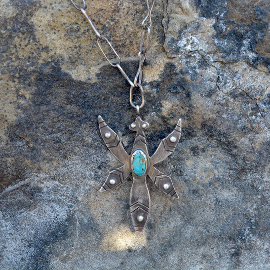 Turquoise Dragonfly Necklace